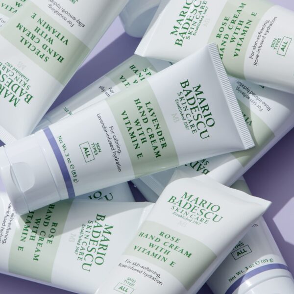 Mario Badescu Unscented Hand Cream with Vitamin E for Men and Women, Non-Greasy, Light and Fast-Absorbing Hand Cream for Dry Cracked Hands, Ideal for - Image 5