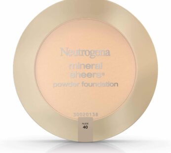 Neutrogena Mineral Sheers Powder Foundation, Nude 40, 0.34 Ounce