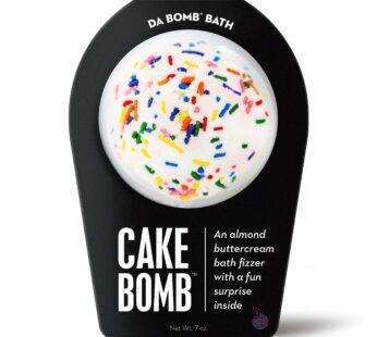 DA BOMB Bath Cake Bath Bomb with Sprinkles, 7oz