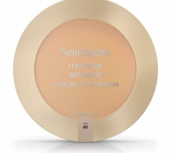 Neutrogena Mineral Sheers Powder Foundation, Tan 80, 0.34 Ounce
