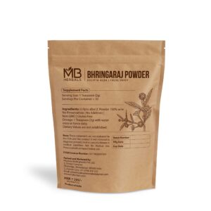 MB Herbals Pure Bhringraj Powder 100 Grams | Pure Bhringaraj Eclipta Alba Powder | Hair Growth - Image 4