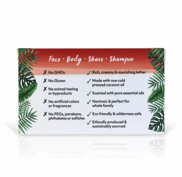 "Coco Fiji Soap Bar for Face and Body Infused With Organic Coconut Oil, Awapuhi Seaberry, Essential Oil, Natural Soap for Moisturizing & Pore Purifyin - Image 3