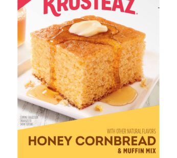Krusteaz Honey Cornbread & Muffin Mix, 15-Ounce Box (Pack of 2)