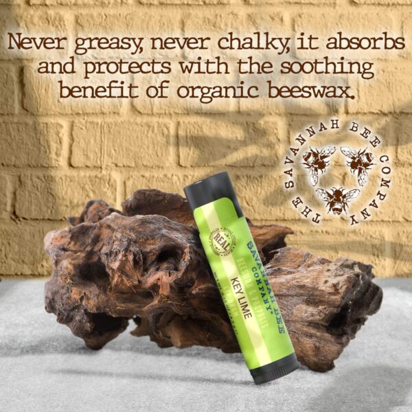 Savannah Bee Company Lip Balm - Lip Moisturizer for Chapped Lips - Hydrating Lip Balm with Pure Honey - Image 4