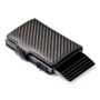 Card Blocr Pop Up Credit Card Wallet, RFID Blocking Credit Card Holder for men, Cool Wallets for Men in Carbon Wallet Design, Compact Card Holder Wall