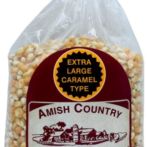 Amish Country Popcorn | 2 lb Bag | Extra Large Caramel Type Popcorn Kernels | Old Fashioned, Non-GMO and Gluten Free (Extra Large Caramel - 2 lb Bag) - Image 1