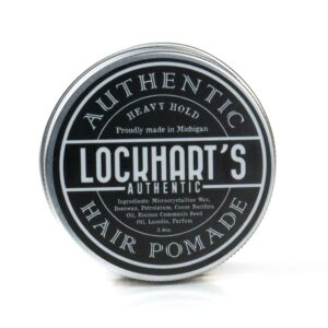 Lockhart?s Authentic Handcrafted Heavy Hold Hair Pomade, Low Shine, Coco Vanilla Scent, (3.4oz.) - Image 6