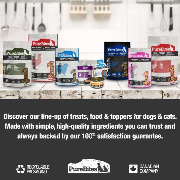 PureBites Chicken Jerky Dog Treats, 1 Ingredient, Made in Canada, 5.5oz - Image 6