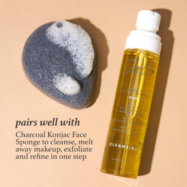 Julep Vitamin E Hydrating Cleansing Oil and Makeup Remover - Face Wash for Normal to Dry Sensitive Skin - 3.38 Fl Oz - Rosehip and Olive Oil Face Clea - Image 5