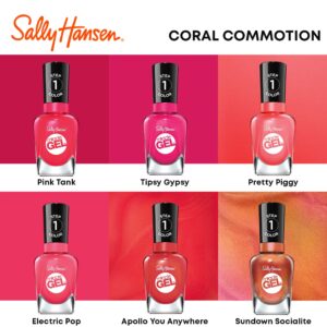 Sally Hansen Miracle Gel?, Electric Pop, Long Lasting, Gel-Like Formula, No UV Lamp Needed, Pink Nail Polish - Image 4