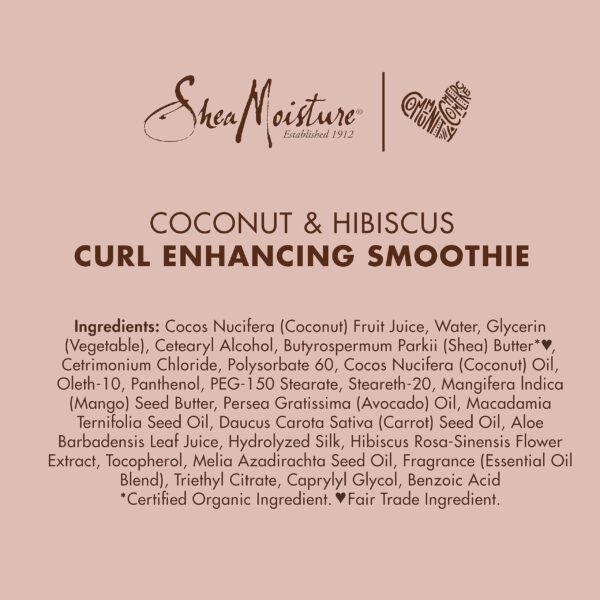 Shea Moisture Curly Hair Care Bundle ??Coconut & Hibiscus Curl Enhancing Smoothie & Jamaican Black Castor Oil Strengthen & Restore Leave-In Conditione - Image 9