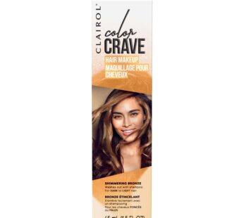 Clairol Color Crave Temporary Hair Color Makeup, Shimmering Bronze Hair Color, 1 Count