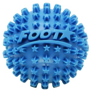 Body Back Foot Star Massager Ball and Plantar Fasciitis Roller - Soothe Foot Stress, Discomfort, Aches, & Tightness (2-Inch, Blue) - Image 1