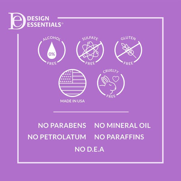 Design Essentials Agave & Lavender Moisturizing Blow-Dry & Styling Primer, 8 Ounce - Image 5