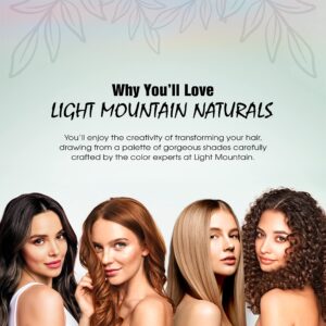 Light Mountain Henna Hair Color & Conditioner, Bulk 1 Pound ? Dark Brown Hair Dye, Organic Henna Leaf Powder and Botanicals, Chemical-Free, Semi-Permanent Hair Color + 4 Hair Clips - Image 5