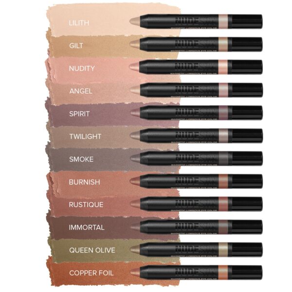 Nudestix Magnetic Luminous Eye Color Pencil, Eyeshadow + Eyeliner + Eyelid Primer + Highlighter Stick, Satin Finish Cream Makeup, Long Lasting, Waterp - Image 4