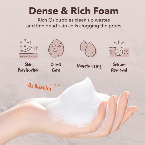 Purederm Deep Purifying Black O2 Bubble Mask Volcanic (10 Pack) - Bubble Face Sheet Mask for Purifying & Brightening - Image 3