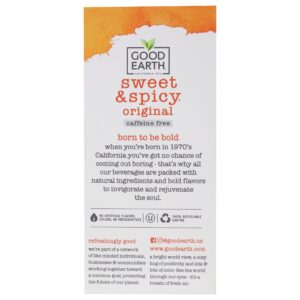 Good Earth Sweat & Spicy Caffeine Free Herbal Tea - 3 Pack w/ 25 Tea Bags per Box - Image 5