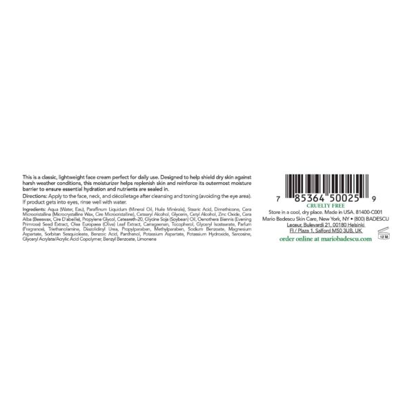 Mario Badescu Protective Day Cream for Combination, Dry and Sensitive Skin | Day Cream for Cold Climate Protection |Formulated with Antioxidents| 1 OZ - Image 2