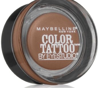 Maybelline New York Eyestudio ColorTattoo Metal 24HR Cream Gel Eyeshadow, Tough as Taupe, 0.14 Ounce (1 Count)