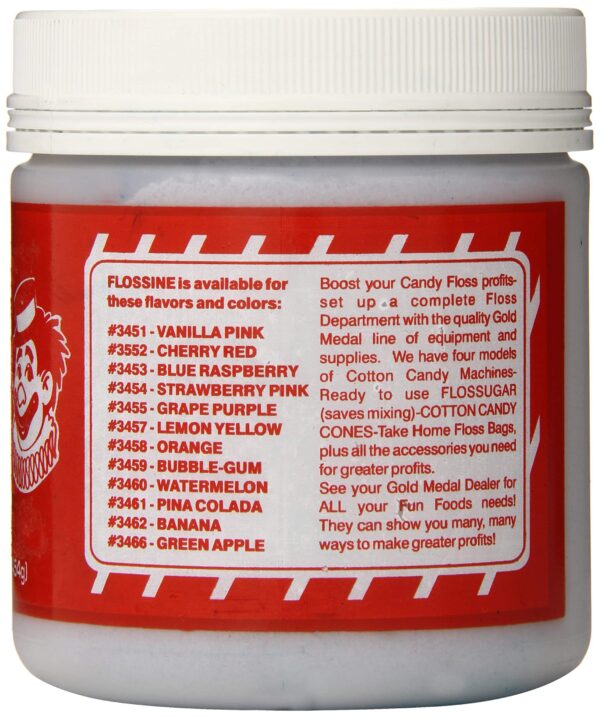 Gold Medal Flossine Can, Blue Raspberry - Image 2