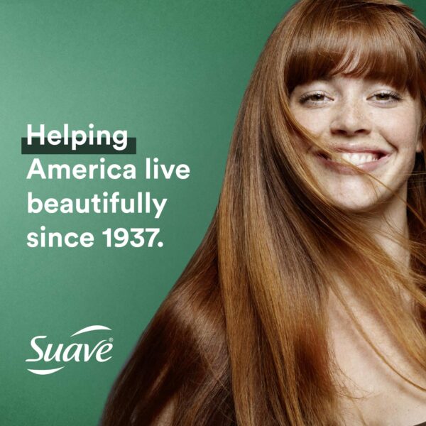 Suave Shampoo and Conditioner, Rosemary & Mint ? Invigorating Formula with 100% Natural Essential Oils, 12.6 Oz Ea - Image 8