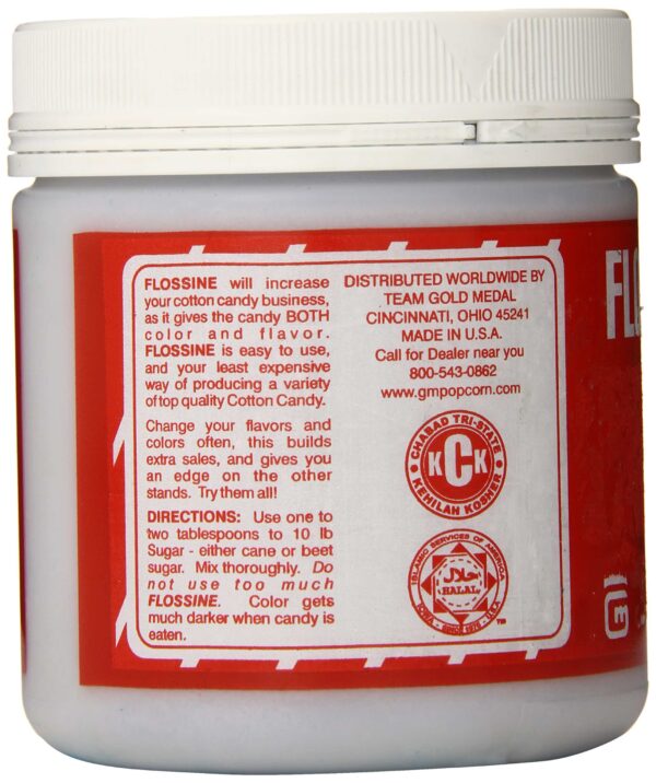 Gold Medal Flossine Can, Blue Raspberry - Image 3