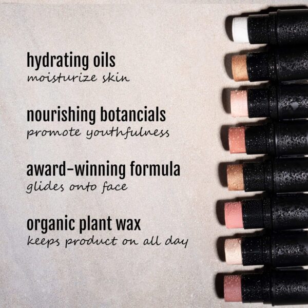 BaeBlu Organic Tint Tube, 100% Natural Vegan Gluten-Free Cream Blush Multi-Stick, Made in USA, Rose - Image 3