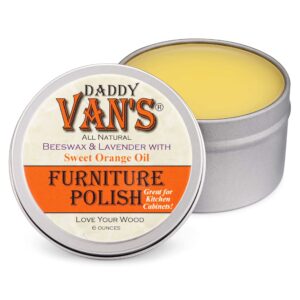 Daddy Van's All Natural Lavender & Sweet Orange Oil Beeswax Furniture Polish - Image 1