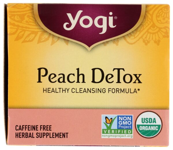 Yogi Tea, Peach DeTox, 16 Count - Image 5