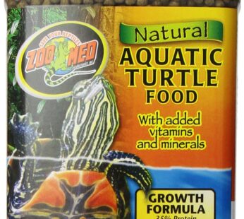 Croci Zoo Med Natural Aquatic Turtle Food, Growth Formula, 54-Ounce, 3.4 Pound, Black(Pack of 1)