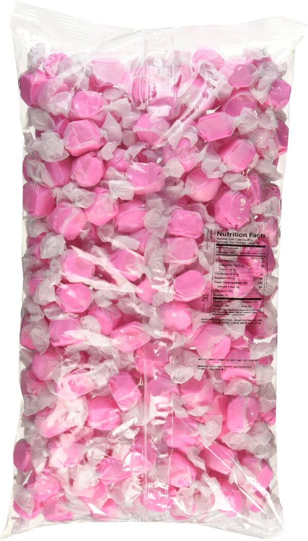 Sweets Salt Water Taffy, Pink Strawberry, 3 Pound - Image 2