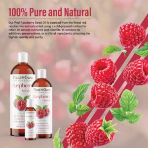 Raspberry Seed Oil 2 oz. Virgin, Unrefined Cold Pressed 100% Pure Natural - Skin, Body And Face. - Image 6