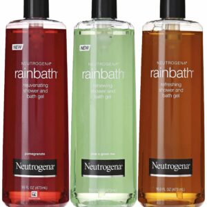 Neutrogena Rainbath Multi-pack of 3, 1 Original Formula, 1 Pomegranate and 1 Pear & Green Tea, 16 fl oz bottles - Image 1