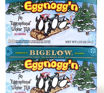 Bigelow Eggnogg’n Tea, 1.73 Box (Pack of 2)