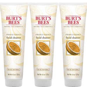 Burt's Bees Orange Essence Facial Cleanser, Sulfate-Free Face Wash, 4.3 Oz (Package May Vary) - Image 1