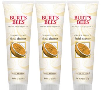Burt’s Bees Orange Essence Facial Cleanser, Sulfate-Free Face Wash, 4.3 Oz (Package May Vary)