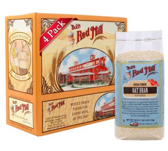 Bob’s Red Mill Cereal Oat Bran, 18 Ounce (Pack of 4)