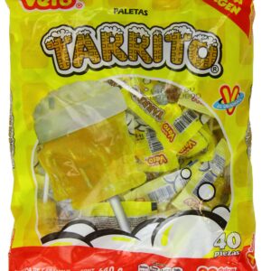 Vero Mexican Candy Tarrito Fruit Flavored Lollipops - 40Piece - Image 1