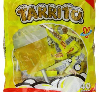 Vero Mexican Candy Tarrito Fruit Flavored Lollipops – 40Piece
