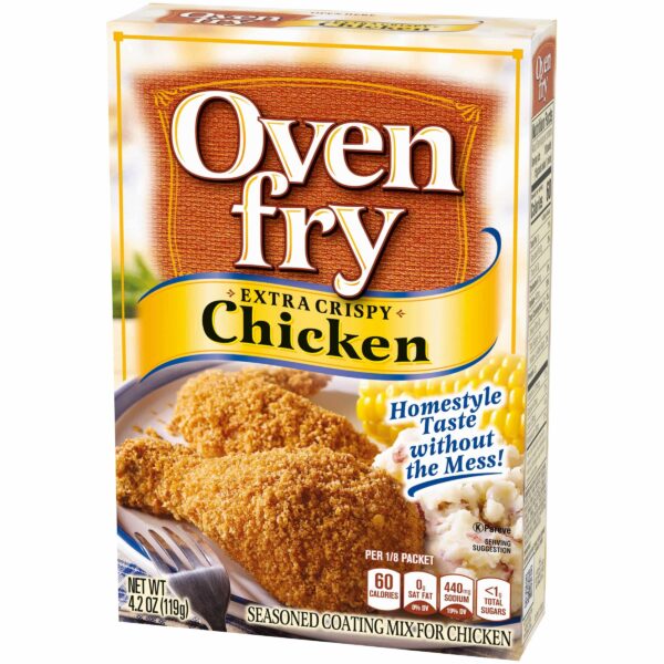 Oven Fry Seasoned Coating Mix, Extra Crispy Chicken, 4.2-Ounce Boxes (Pack of 10) - Image 9