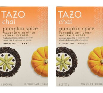 Tazo Chai Pumpkin Spice :: Box of 20 Teabags (2 Pack)