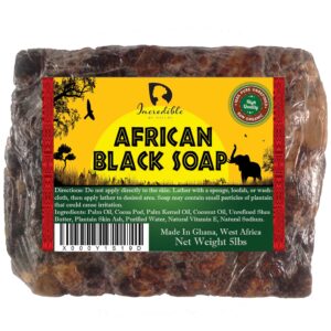 Incredible BY NATURE African Black Soap - 5lb Raw Organic Soap Face & Body Wash - Image 1