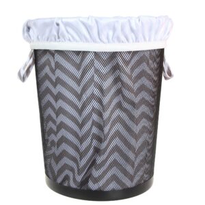 Teamoy (2 Pack Reusable Pail Liner for Cloth Diaper/Dirty Diapers Wet Bag, Gray Chevron+Slate - Image 7