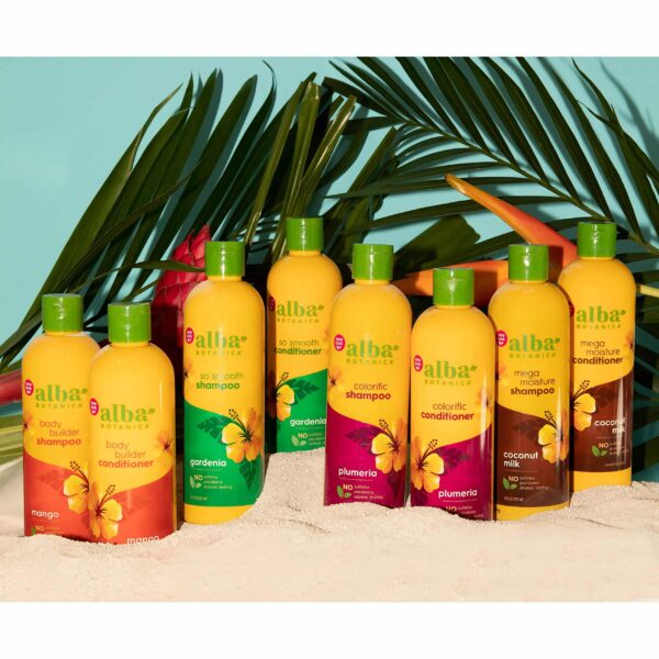Alba Botanica So Smooth Conditioner, Gardenia, 12 Oz - Image 3