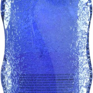 La Looks Gel #10 Extreme Sport Tri-Active Hold 20 Ounce (Blue) (591ml) (3 Pack) - Image 2