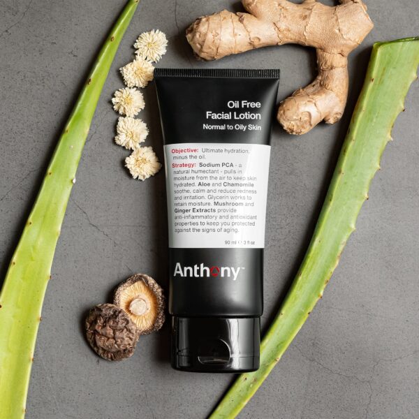 Anthony Oil Free Facial Lotion ? Men?s Hydrating Face Moisturizer for Normal to Oily Skin ? Anti-Aging and Antioxidant Formula ? 3 Fl Oz - Image 3