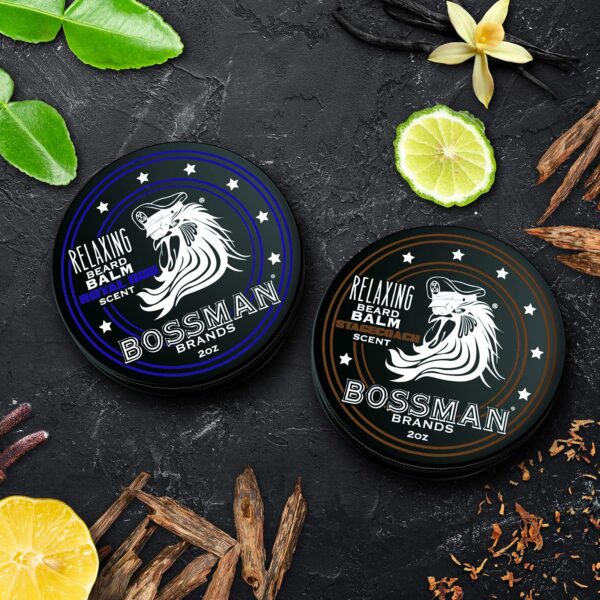 Bossman Beard Balm Variety Pack - Beard Grooming, Growth and Care Kit - Softener and Moisturizer - All 6 Scents - Image 7