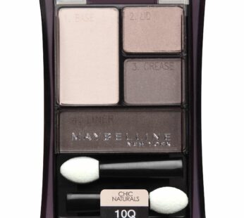 Maybelline New York Expert Wear Eyeshadow Quads, 30q Seashore Frosts Perfect Pastels, 0.17 Ounce
