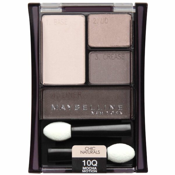 Maybelline New York Expert Wear Eyeshadow Quads, 30q Seashore Frosts Perfect Pastels, 0.17 Ounce